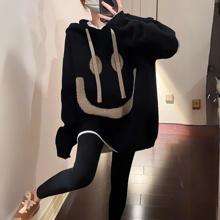 Kvinnors Varm Mysig Hoodie – Mjuk Bekväm Avslappnad Casual Everyday Stilren Huvtröja