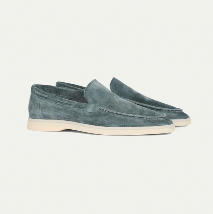 Herrsuede Slip-On Loafers Smart Casual Driving Shoes