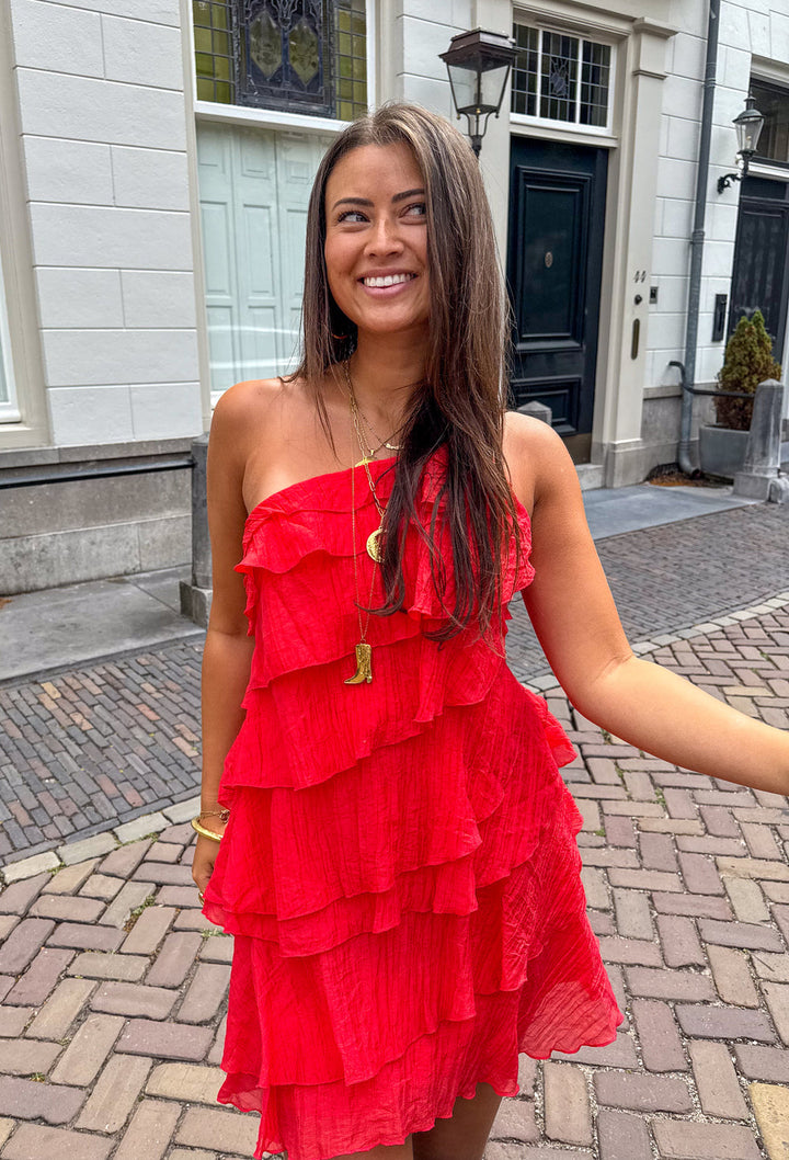 Kvinnors Lagerpåse Mini Klänning Asymmetrisk Rem Sommar Stil