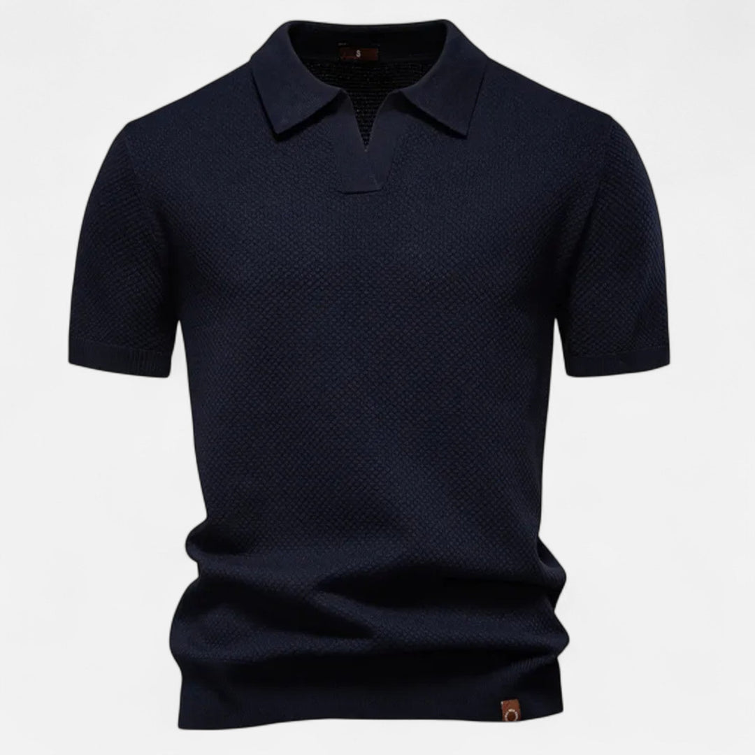 Valmonti | Herrs Pineapple Ull Polo Skjorta
