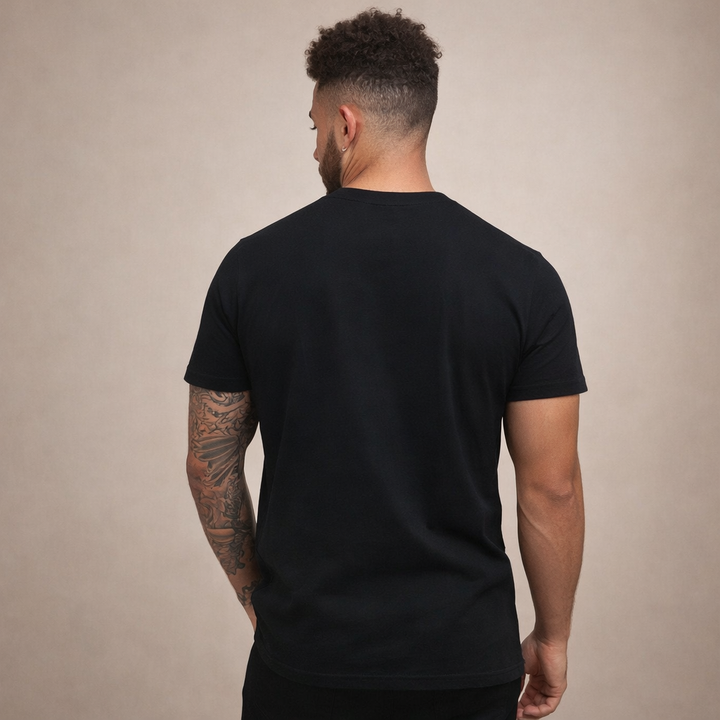 Herr Slim Fit Crew Neck Essential Cotton T-Shirt