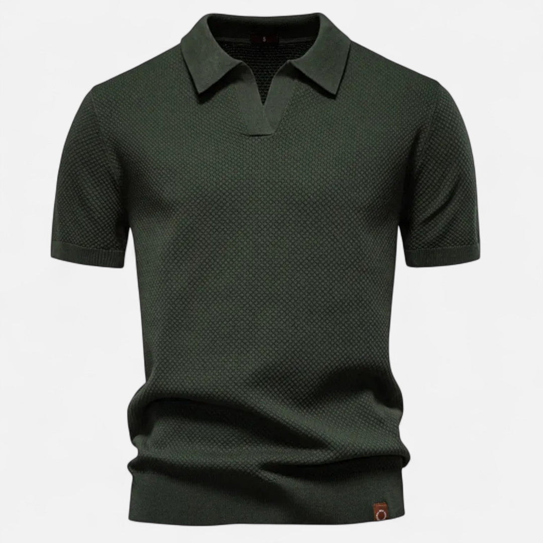Valmonti | Herrs Pineapple Ull Polo Skjorta