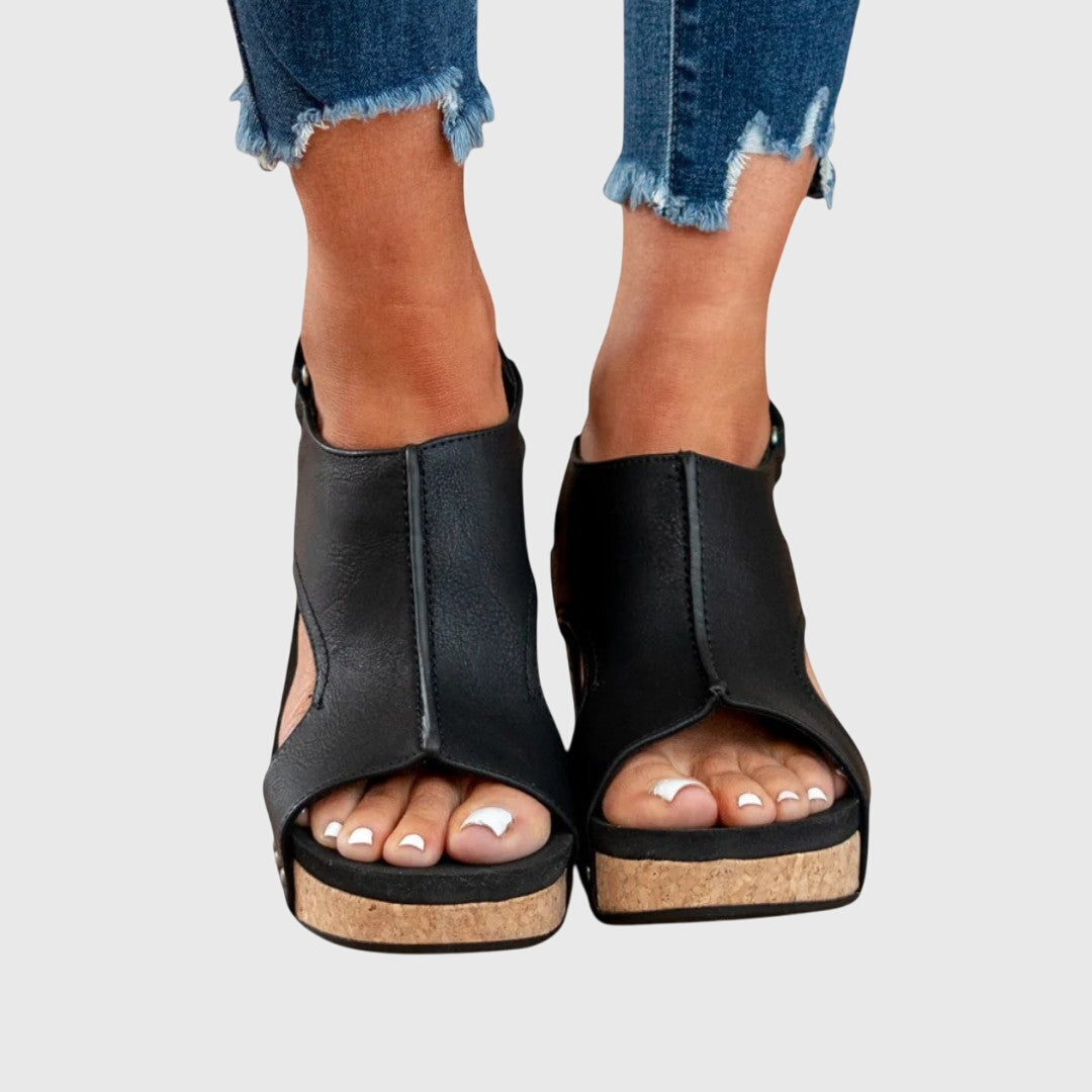 Kvinnors Ortopediska Wedge Sandaler för Dagligt Komfort Stil