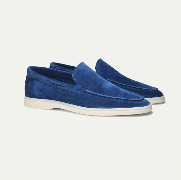 Herrsuede Slip-On Loafers Smart Casual Driving Shoes