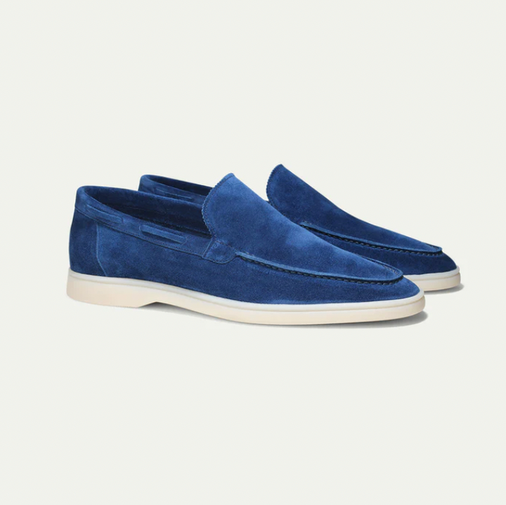 Herrsuede Slip-On Loafers Smart Casual Driving Shoes