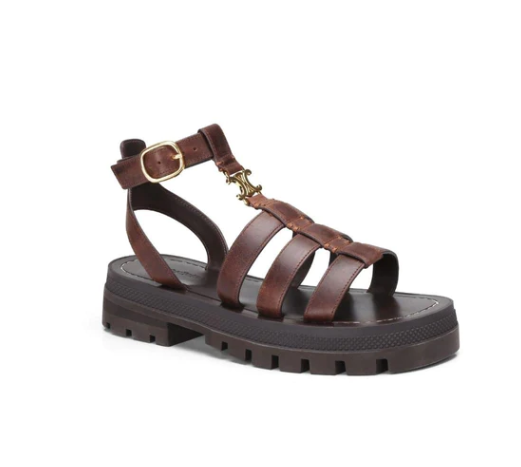 Kvinnors Gladiator Rem Sandaler Chunky Sula Sommar Flats