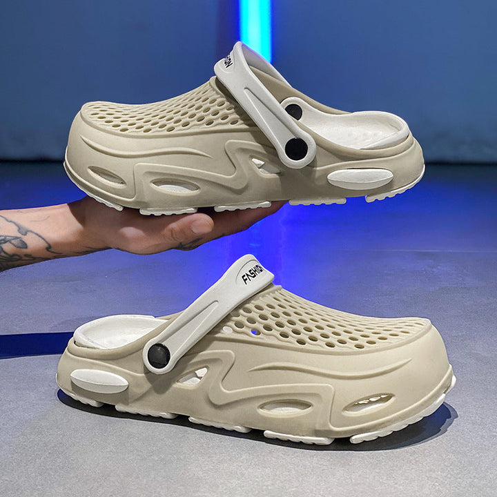 Mäns Andningsbara Ergonomiska Träskor – Lätta Slip-On Skor för Trädgård, Resor och Vardagsbruk