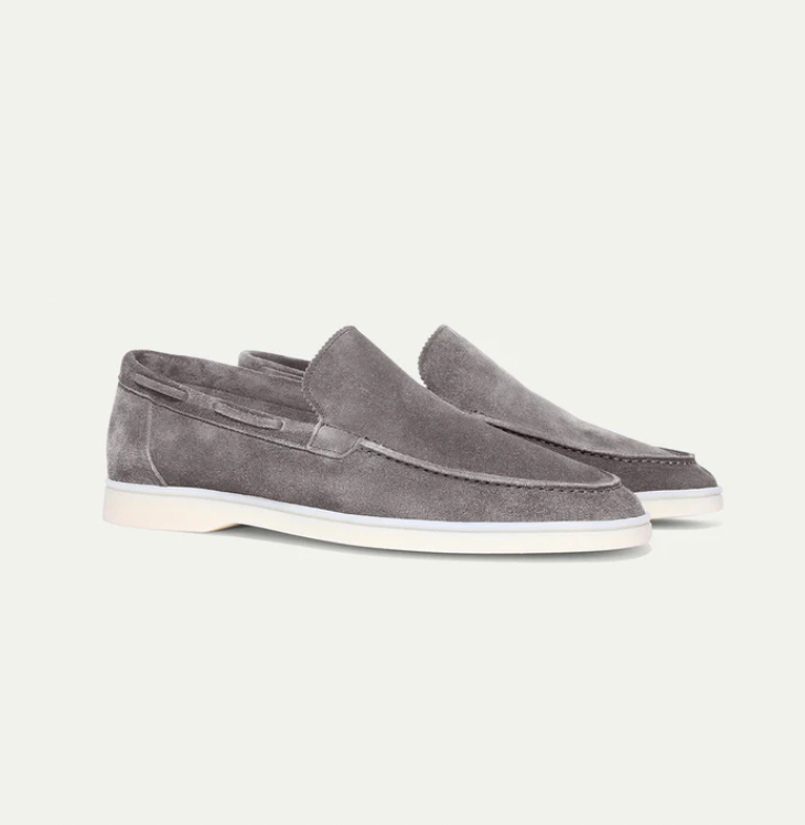 Herrsuede Slip-On Loafers Smart Casual Driving Shoes