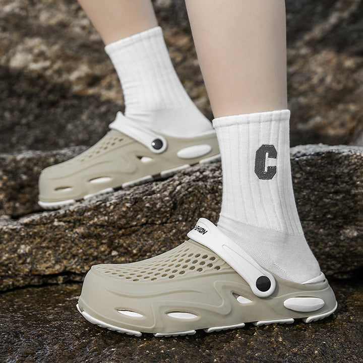 Mäns Andningsbara Ergonomiska Träskor – Lätta Slip-On Skor för Trädgård, Resor och Vardagsbruk