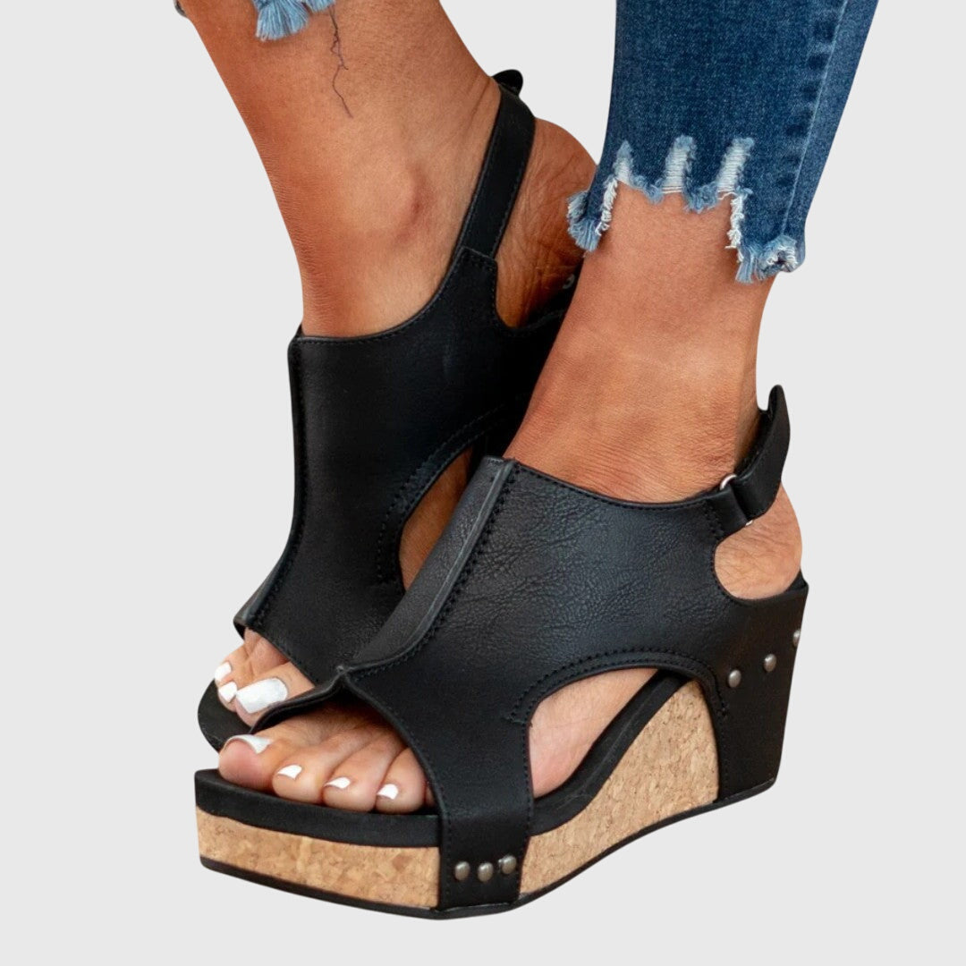 Kvinnors Ortopediska Wedge Sandaler för Dagligt Komfort Stil