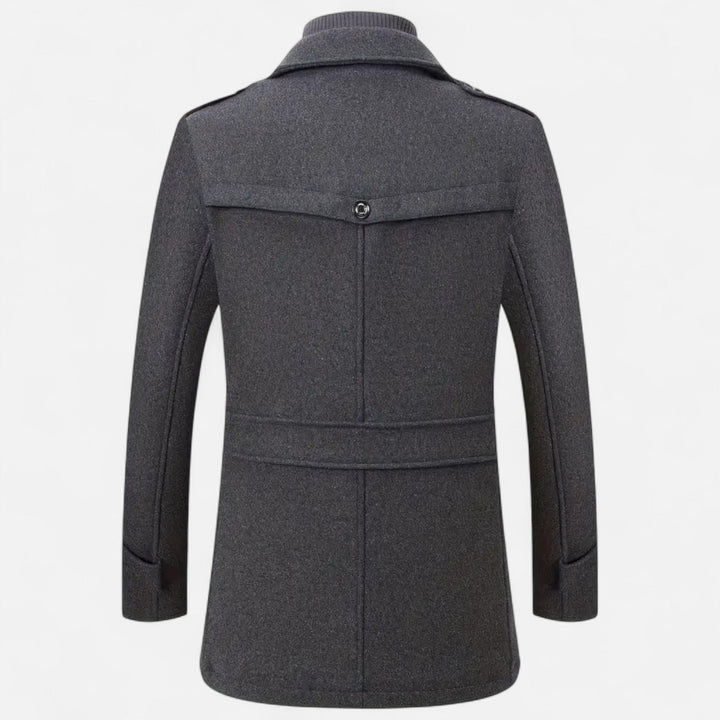 Valmonti | Herrens Slim-Fit Tweed Kappa