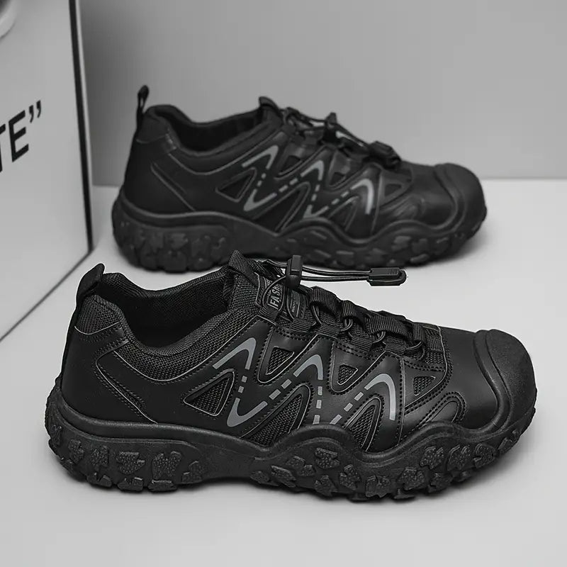 Herrarnas ortopediska chunky walking trainers andningsbara sommar komfort stödjande grepp sula sneakers