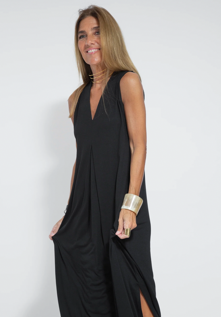 Kvinnors Stretch Maxi Klänning och Cardigan Set – Elegant Tvådelad Outfit för Arbete och Smart Avslappnad Klädsel