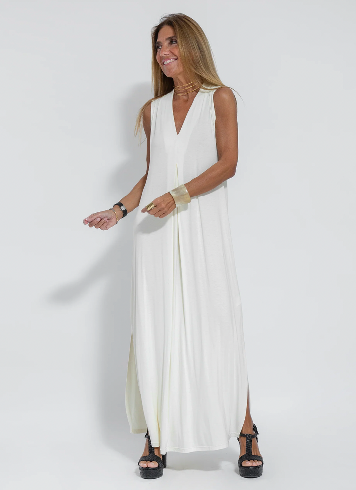 Kvinnors Stretch Maxi Klänning och Cardigan Set – Elegant Tvådelad Outfit för Arbete och Smart Avslappnad Klädsel