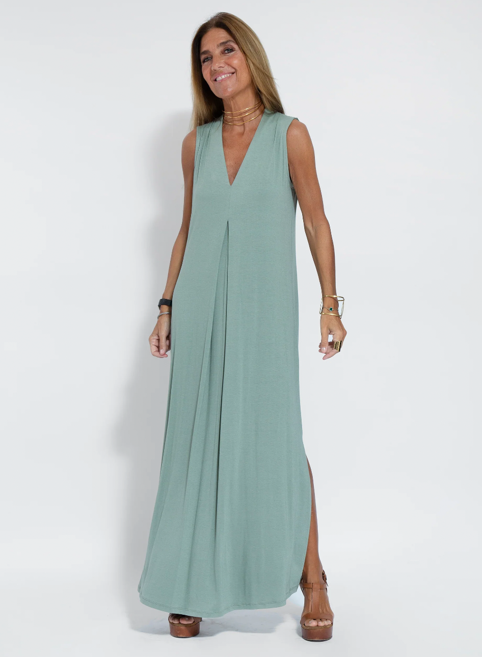Kvinnors Stretch Maxi Klänning och Cardigan Set – Elegant Tvådelad Outfit för Arbete och Smart Avslappnad Klädsel