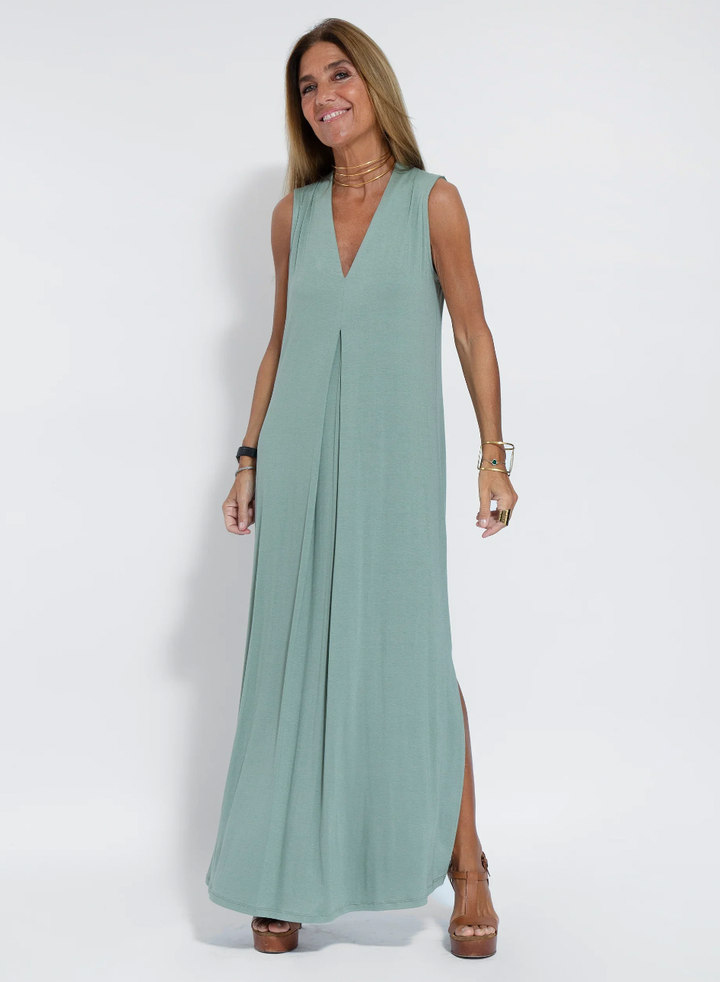 Kvinnors Stretch Maxi Klänning och Cardigan Set – Elegant Tvådelad Outfit för Arbete och Smart Avslappnad Klädsel