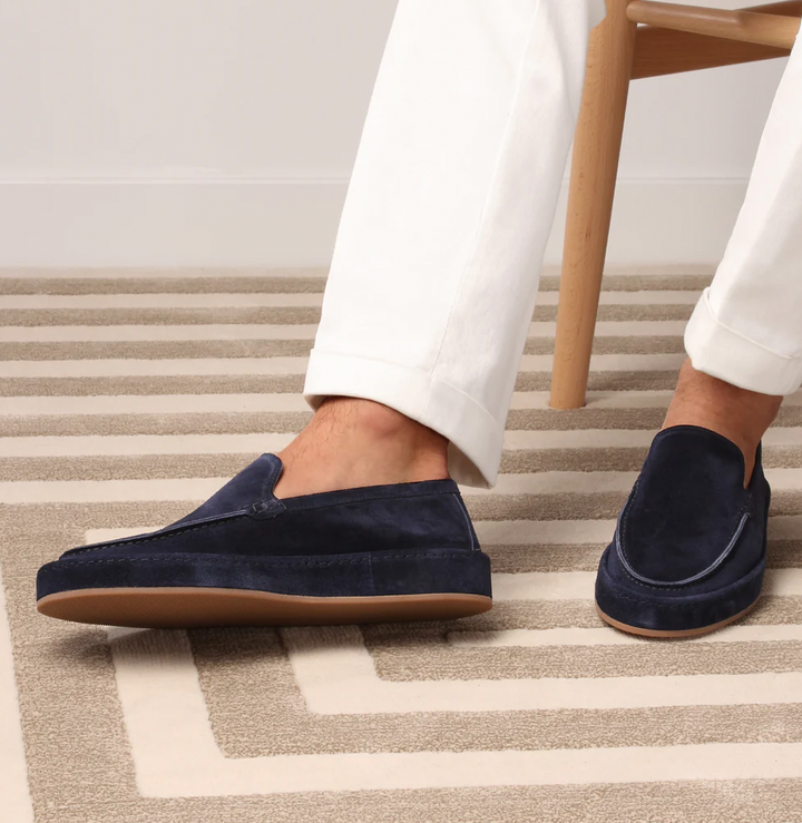 Herrarnas eleganta loafers – Bekväma slip-on skor med mjuk dämpande sula, stiliga smart-casual varje dag