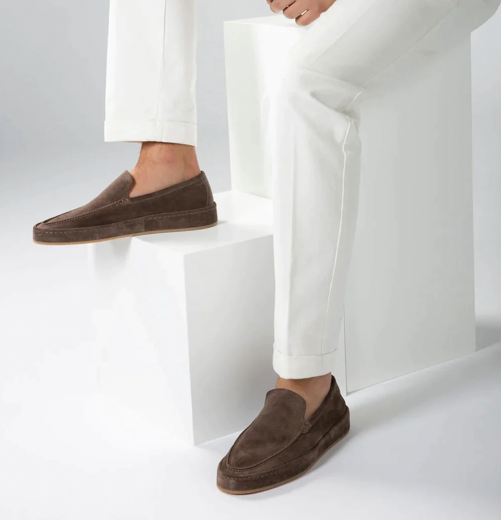 Herrarnas eleganta loafers – Bekväma slip-on skor med mjuk dämpande sula, stiliga smart-casual varje dag
