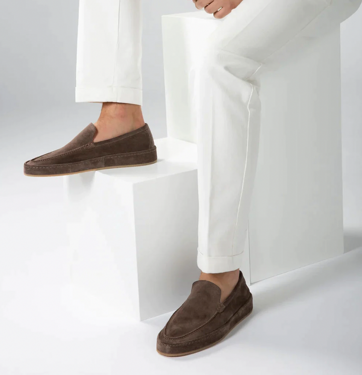Herrarnas eleganta loafers – Bekväma slip-on skor med mjuk dämpande sula, stiliga smart-casual varje dag