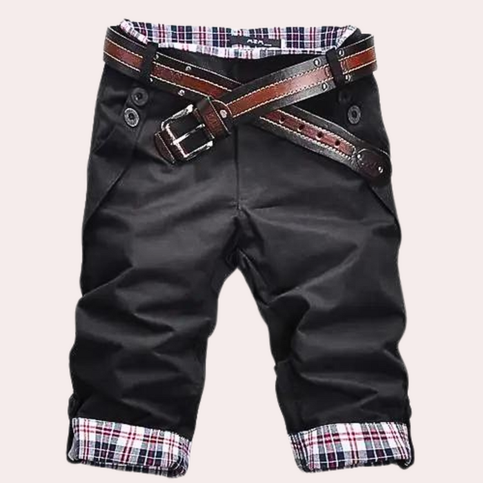 Herrens avslappnade passform cargo shorts casual streetwear sommarmode