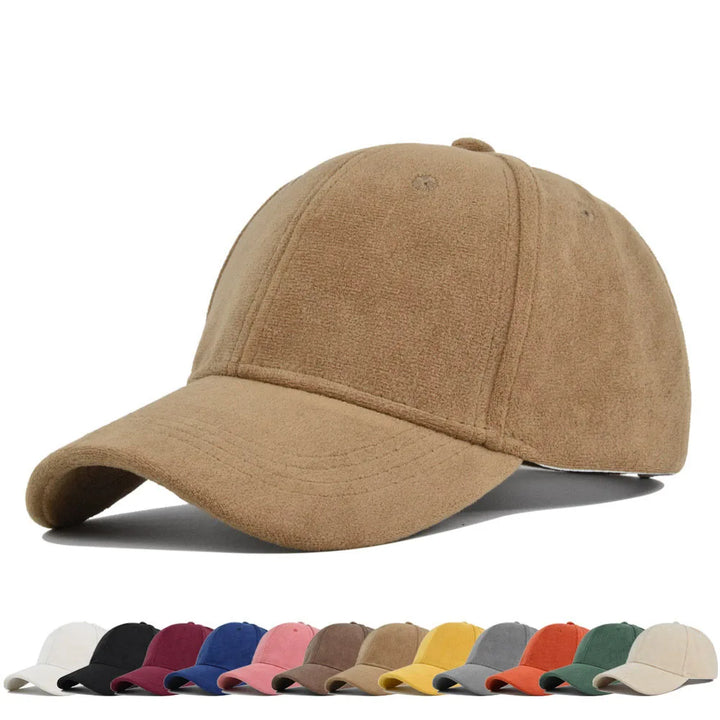 Montero Suede Retro Baseball Snapback – Justerbar Unisex Streetwear Keps