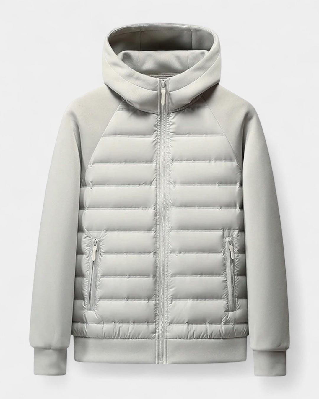 Herrarnas Hooded Hybrid Softshell Jacka – Lätt Höst Vinter Lager för Vardagligt Användande