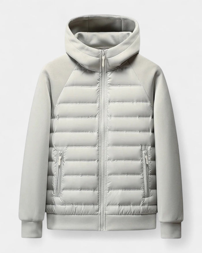 Herrarnas Hooded Hybrid Softshell Jacka – Lätt Höst Vinter Lager för Vardagligt Användande