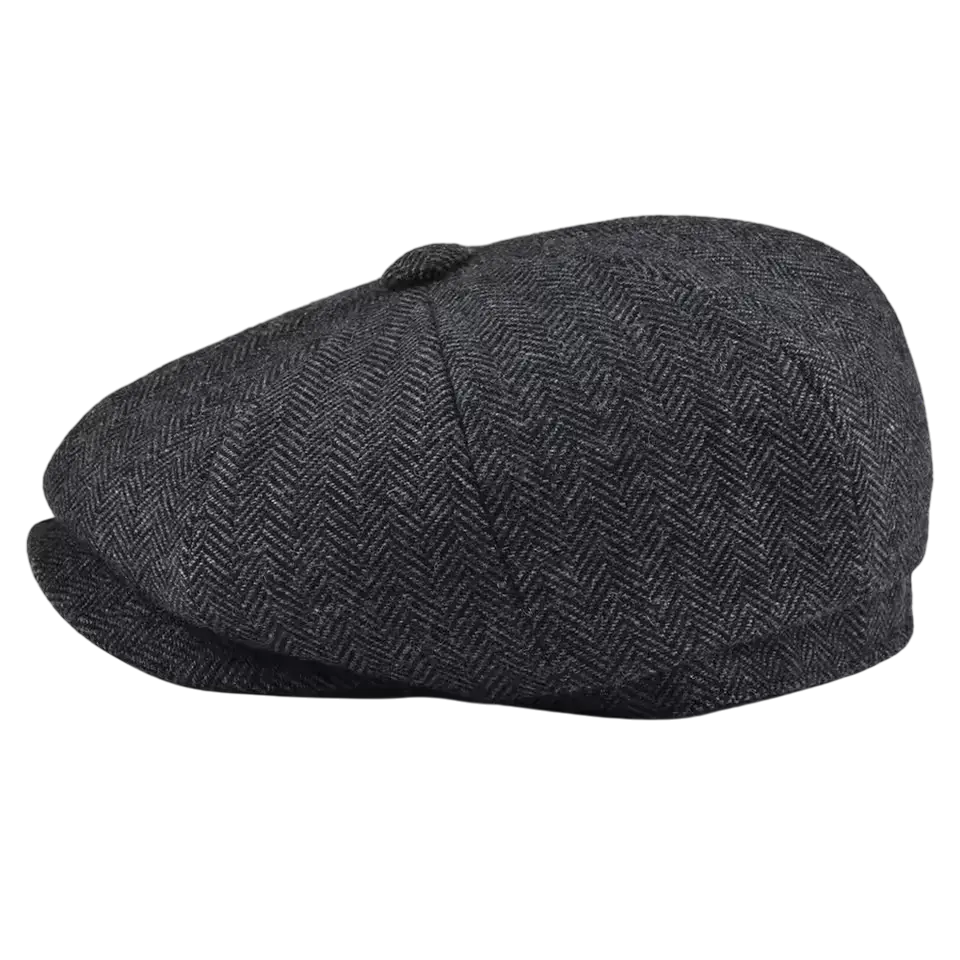 Herrarnas Tweed Flat Cap – Arvshuvudbonad för Skräddarsydda och Smart Casual Outfits