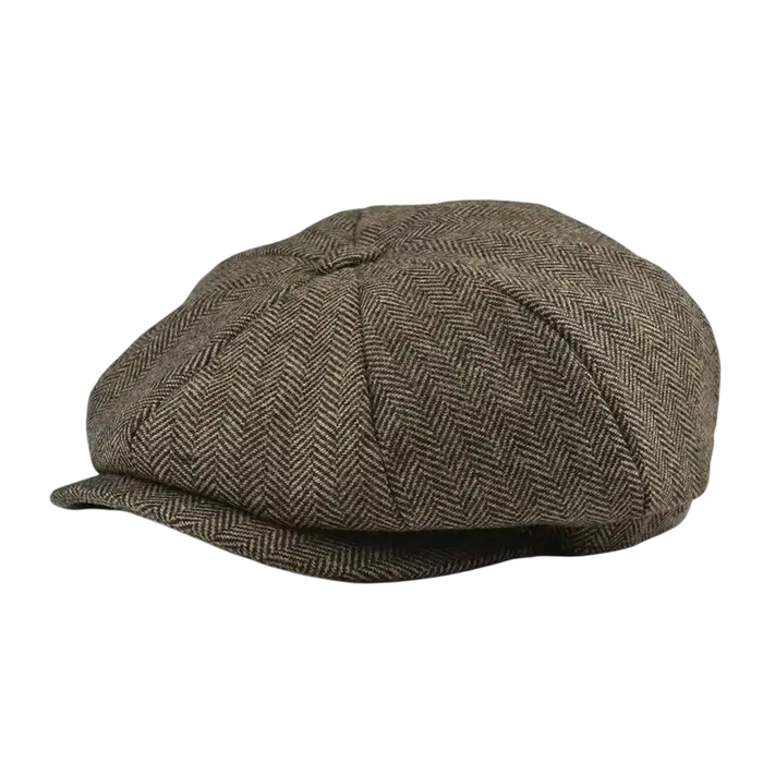Herrarnas Tweed Newsboy Cap – Arvshuvudbonader för smart avslappnad klädsel