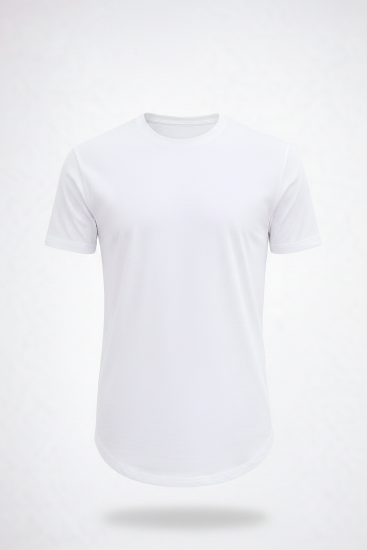 Herrars Essential Bomullsblandning T-shirt – Tidlös Stil &amp; Vardagskomfort
