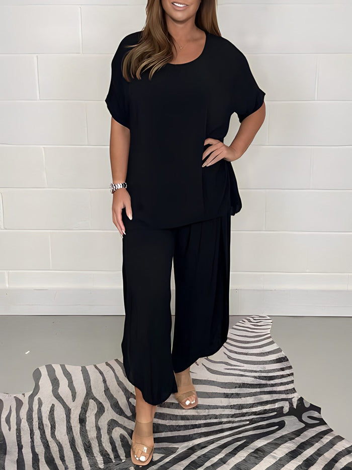 Kvinnors Oversized Lounge Co Ord Vida Byxor Set