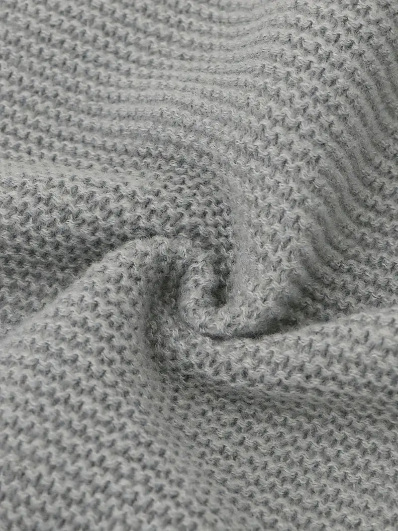 Kvinnors Lång Öppen Framsidan Cardigan – Lätt Texturerad Stickad för Resor och Övergångslager