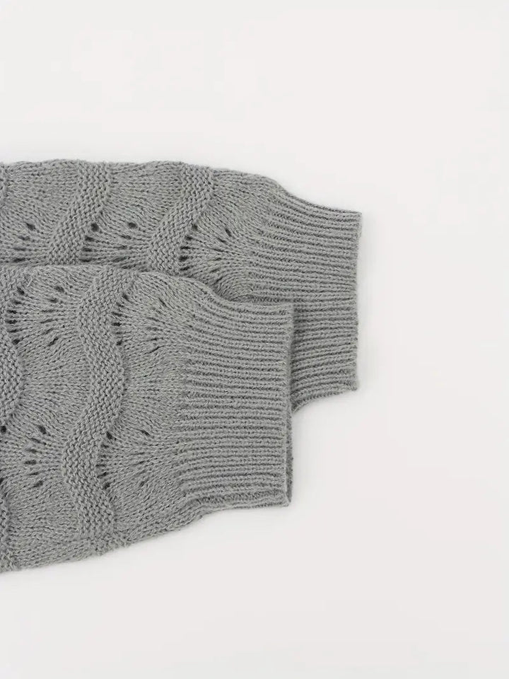Kvinnors Lång Öppen Framsidan Cardigan – Lätt Texturerad Stickad för Resor och Övergångslager