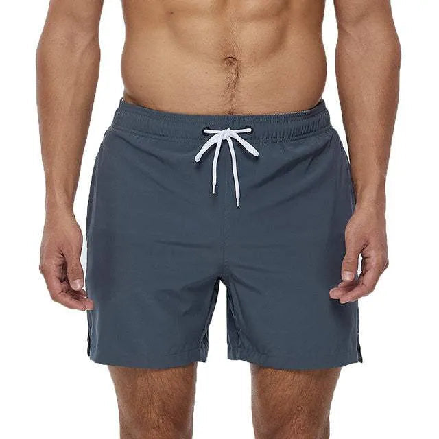 Herrars Dragsko Simshorts Enkel Strandpassform för Varje Dag