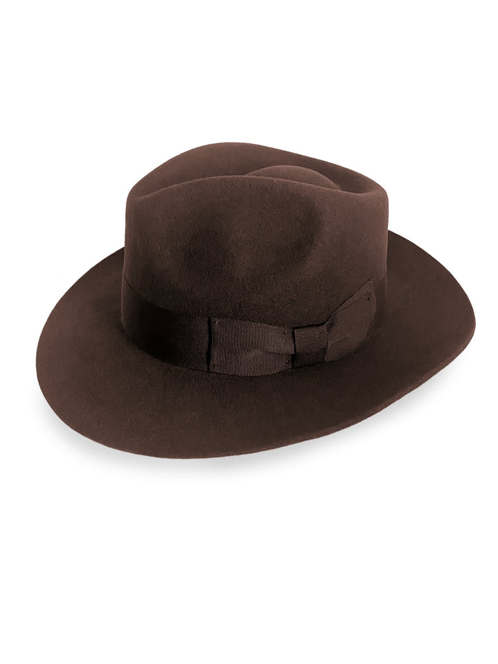 Kvinnors Filthatt med Ribbandsdetalj