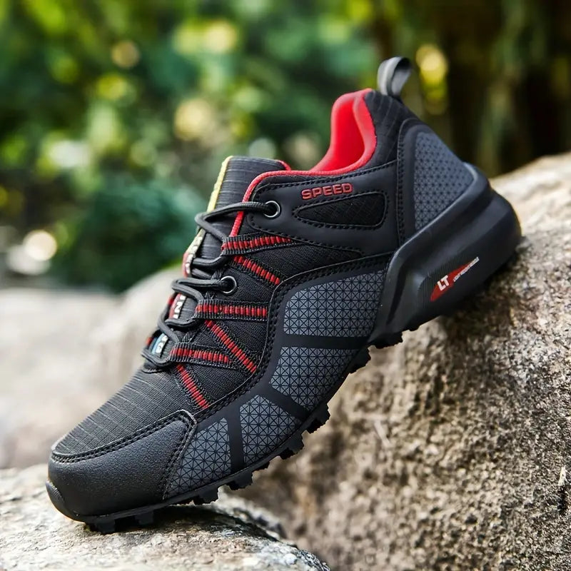 Herrarnas Trail Sneakers Robust Grepp Förstärkt Utomhusbyggnad