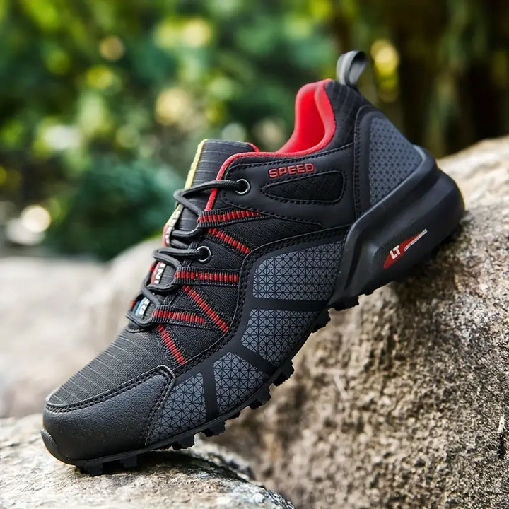 Herrarnas Trail Sneakers Robust Grepp Förstärkt Utomhusbyggnad