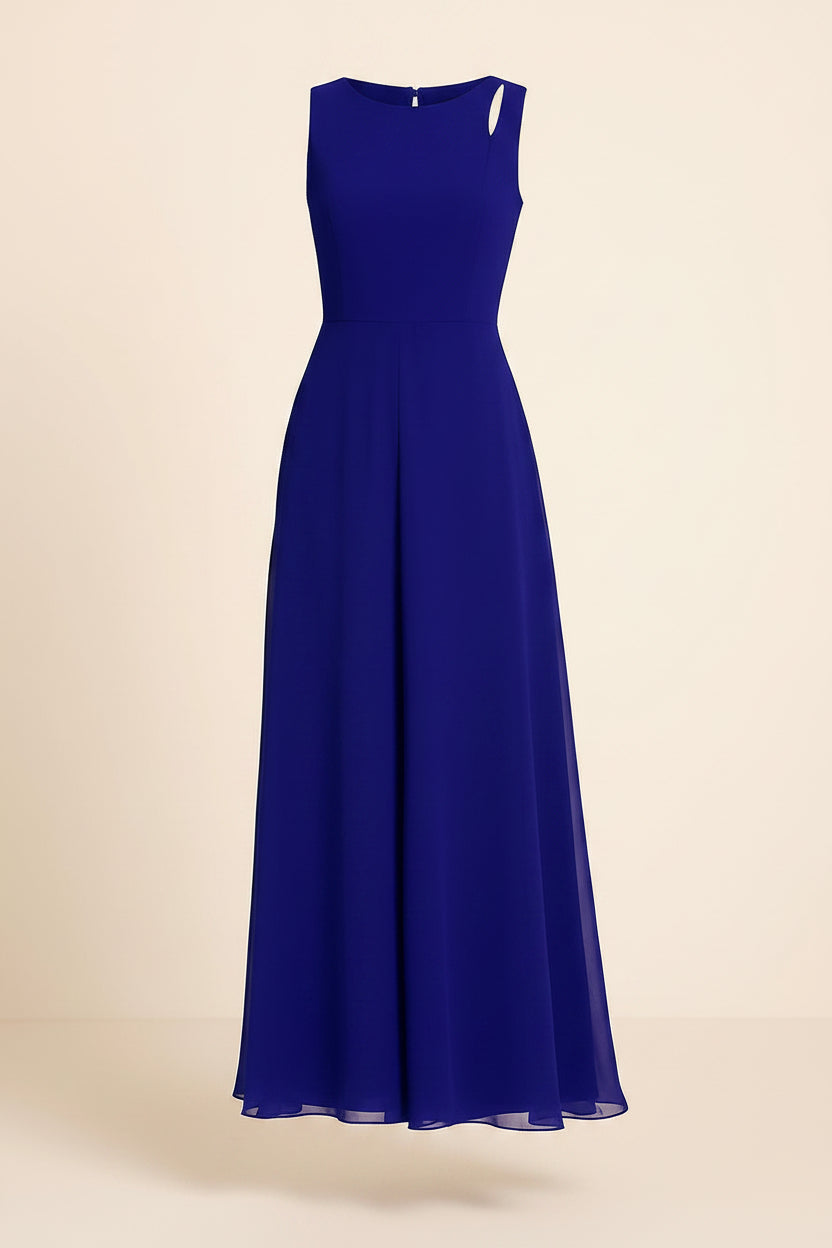Kvinnors minimalistiska ärmlösa byxdress med breda ben, elegant och flödande design