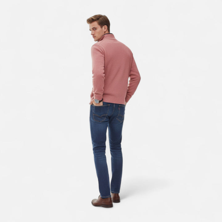 Valmonti | Herrtröja – Raffinerad Dragkedje Elegans