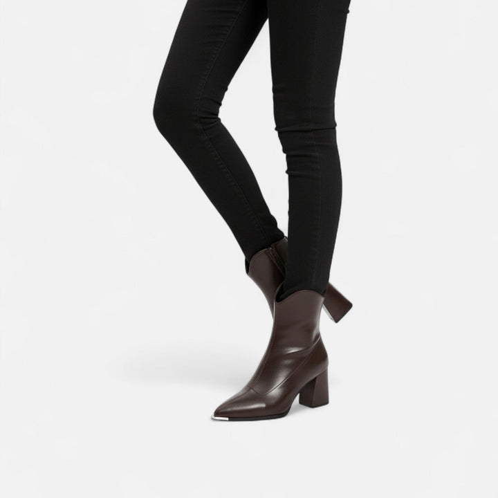 Valmonti | Kvinno Chelsea Boots – Spetsig Tå Läder Elegans