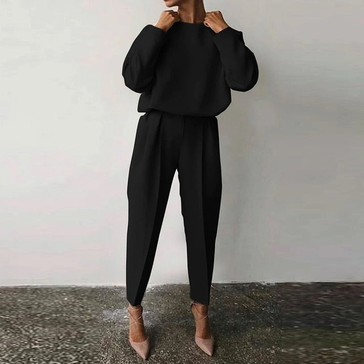 Kvinnors Tvådelade Kostymset – Elegant Bekväm Stilig Mångsidig Smart Casual Vardagsoutfit