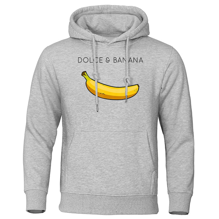 Herrens grafiska tryckhoodie – Bekväm, andningsbar, stilren, avslappnad, rolig, vardaglig streetwear