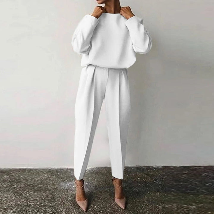 Kvinnors Tvådelade Kostymset – Elegant Bekväm Stilig Mångsidig Smart Casual Vardagsoutfit