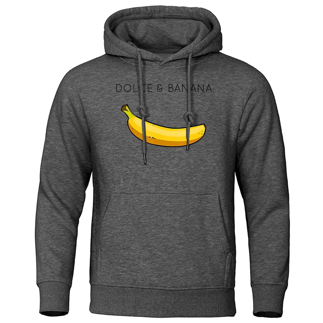 Herrens grafiska tryckhoodie – Bekväm, andningsbar, stilren, avslappnad, rolig, vardaglig streetwear