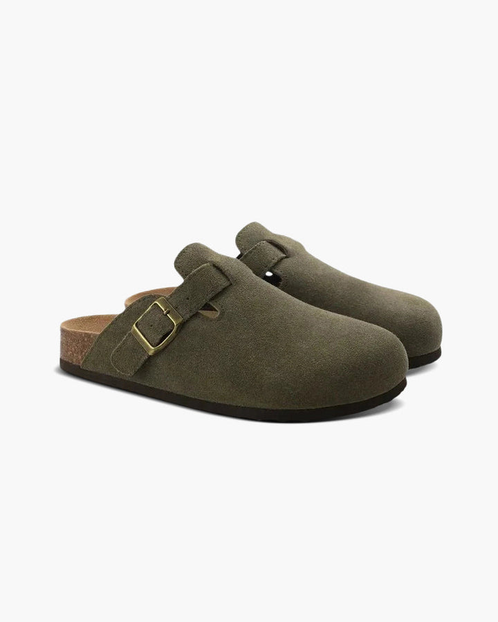 Kvinnors Spännband Clogs Avslappnade Vardags Slip Ons