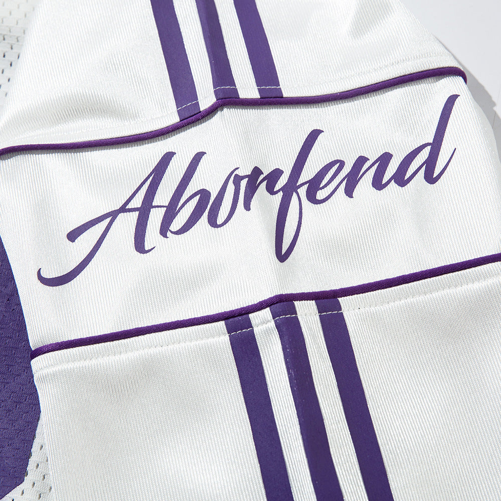 Kvinnors Jersey Topp Oversized Tryckt Långärmad V-Hals