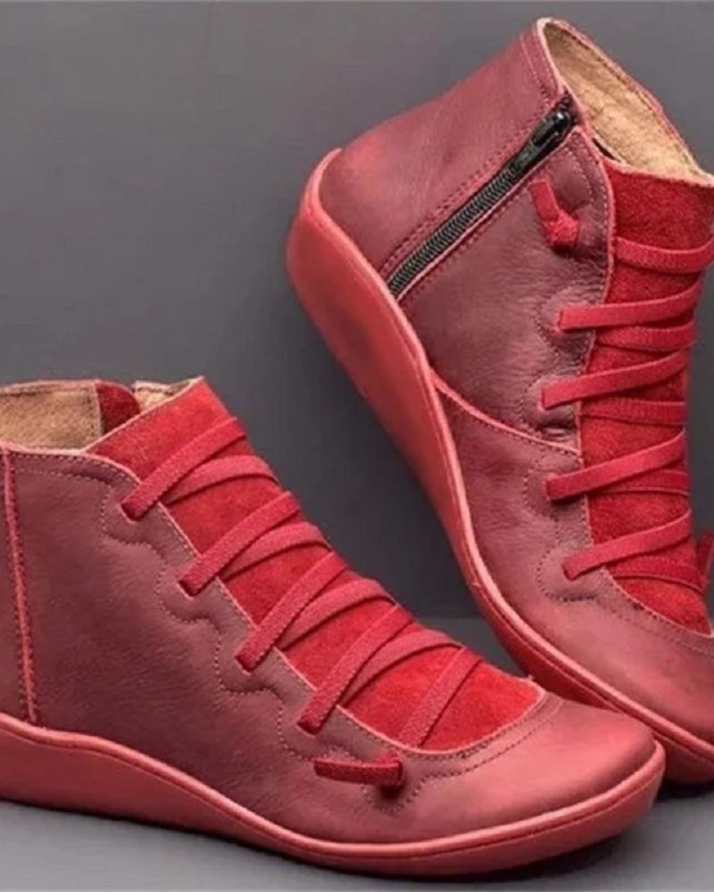 Kvinnors Premium Läderstövlar – Elegant Stödjande Hållbar Bekväm Stilig Vardagssko