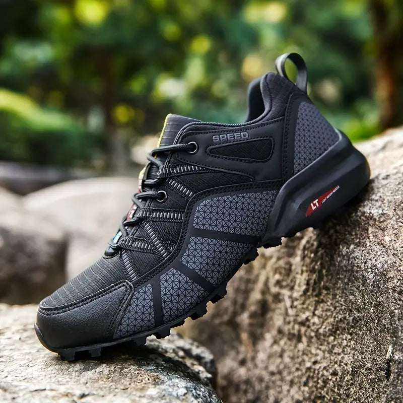Herrarnas Trail Sneakers Robust Grepp Förstärkt Utomhusbyggnad