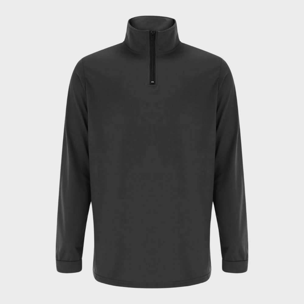 Herrarnas Quarter Zip Tröja med Ståkrage