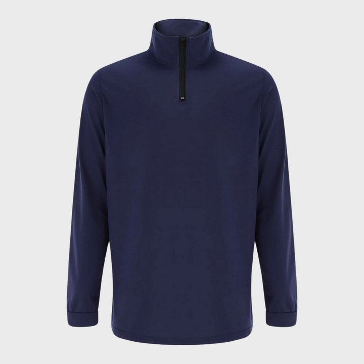 Herrarnas Quarter Zip Tröja med Ståkrage